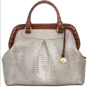 Brahmin Bristol Satchel (Purse) in Natural Solana